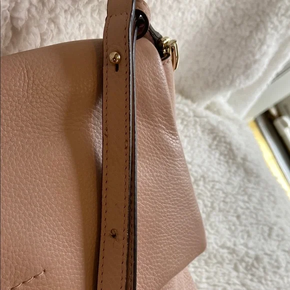 Vince Camuto Cameo Rose Leather Shoulder Bag with Gold Hardware - Picture 3 of 14